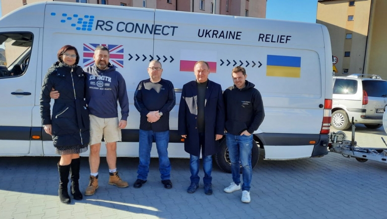 Zdjęcie główne newsa: Pomoc z Wielkiej Brytanii od firmy RS Connect