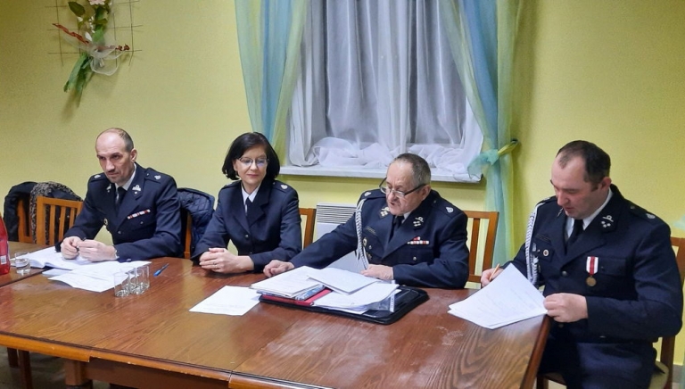 Zdjęcie główne newsa: Zebrania sprawozdawcze OSP w Dybkowie i Dobrej, 12 marca 2022 r.