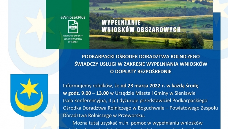 Zdjęcie główne newsa: Pomoc w wypełnianiu wniosków o dopłaty bezpośrednie