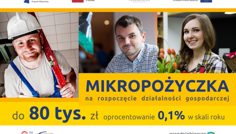 Zdjęcie główne newsa: Mikropożyczka na rozpoczęcie działalności gospodarczej