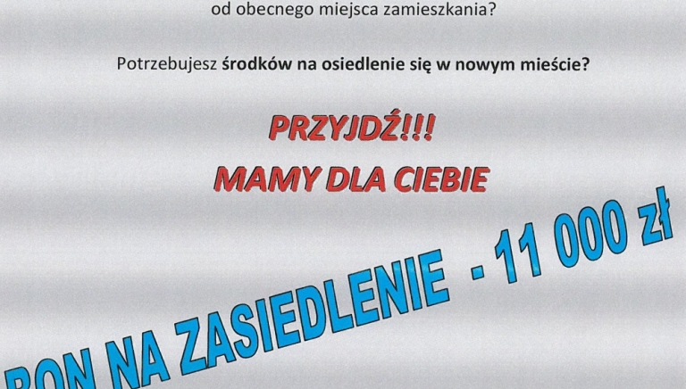 Zdjęcie główne newsa: Informacja Dyrektora Powiatowego Urzędu Pracy w Przeworsku