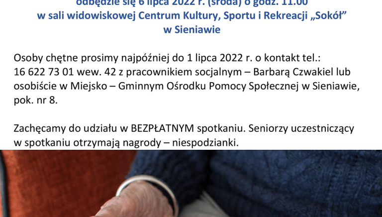 Zdjęcie główne newsa: „FAŁSZYWY TELEFON” – ZAGROŻONE OSZCZĘDNOŚCI. Zapraszamy seniorów na spotkanie