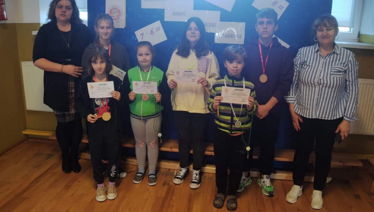 Zdjęcie główne newsa: XII Światowy Dzień Tabliczki Mnożenia w Szkole Podstawowej w Rudce