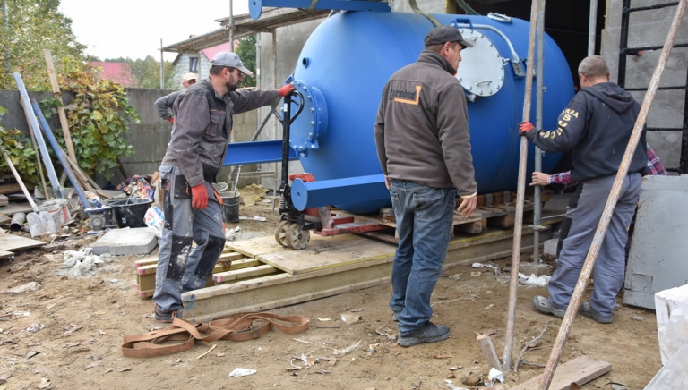 Zdjęcie główne newsa: Modernizacja SUW w Sieniawie i SUW w Dobrej. Na budowie praca wre