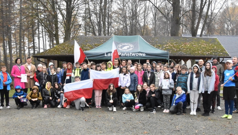 Zdjęcie główne newsa: II Bieg Niepodległości w leśnictwie Witoldówka w Dobrej