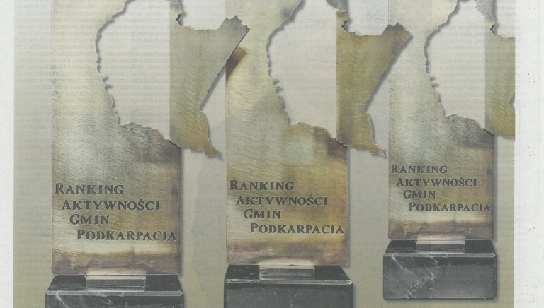 Zdjęcie główne newsa: Miasto i Gmina Sieniawa wysoko w XV edycji Rankingu Aktywności Gmin Podkarpacia
