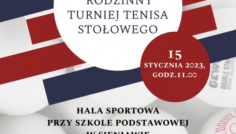 Zdjęcie główne newsa: XIII Rodzinny Turniej Tenisa Stołowego w Sieniawie