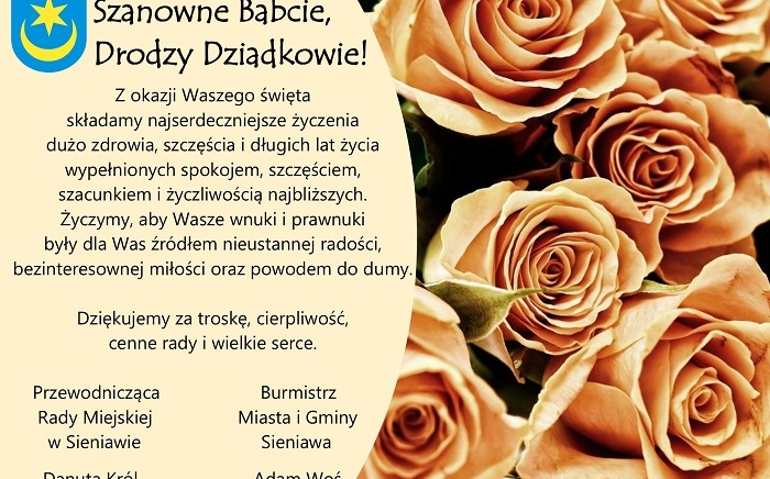 Zdjęcie główne newsa: Życzenia z okazji Dnia Babci i Dziadka