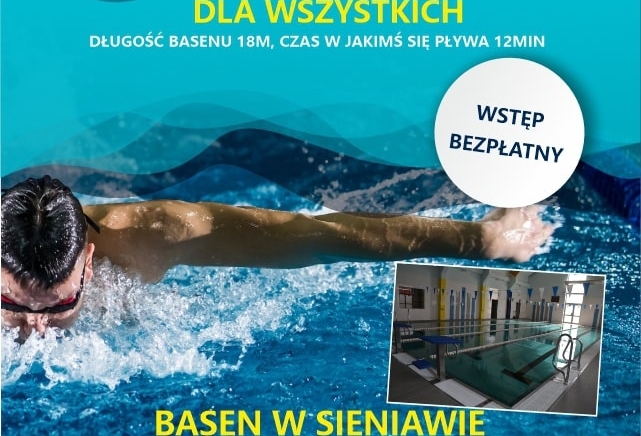 Zdjęcie główne newsa: Wiosenny Pływacki Test Coopera w Sieniawie już 25 kwietnia 2023 r.