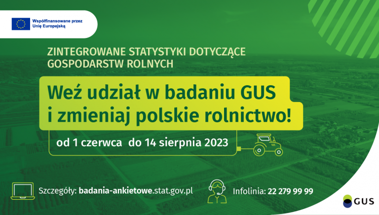 Zdjęcie główne newsa: Zintegrowane statystyki dotyczące gospodarstw rolnych