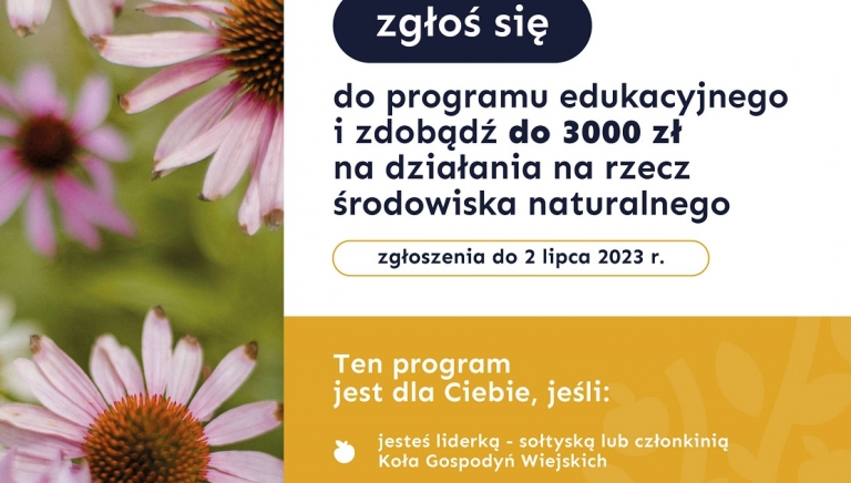 Zdjęcie główne newsa: Program Zakorzenione - liderki dla środowiska. Zapraszamy do udziału w projekcie