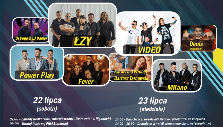 Zdjęcie główne newsa: Dni Sieniawy 2023 - program święta naszego miasta