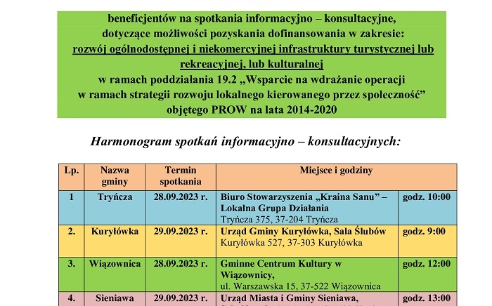 Zdjęcie główne newsa: Zaproszenie Stowarzyszenia 