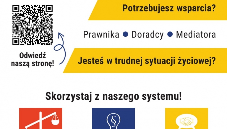 Zdjęcie główne newsa: Nieodpłatna pomoc prawna, nieodpłatne poradnictwo obywatelskie oraz nieodpłatne mediacje - informacje