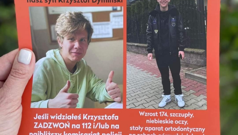 Zdjęcie główne newsa: Trwają poszukiwania Krzysztofa Dymińskiego