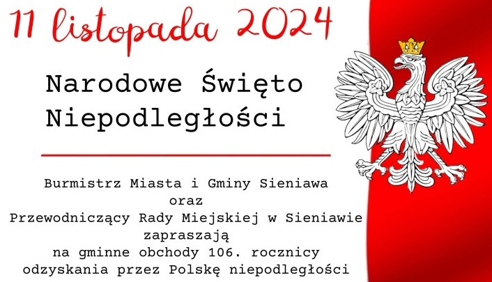 Zdjęcie główne newsa: Zapraszamy na obchody 106. rocznicy odzyskania przez Polskę niepodległości