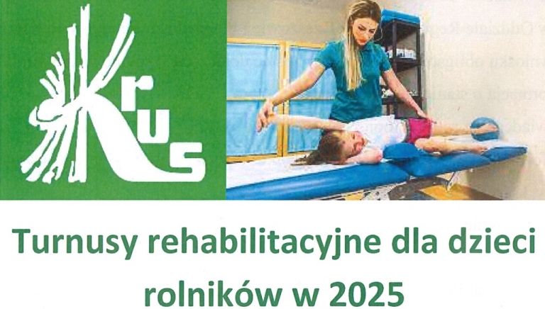 Zdjęcie główne newsa: Wakacyjne turnusy rehabilitacyjne dla dzieci rolników