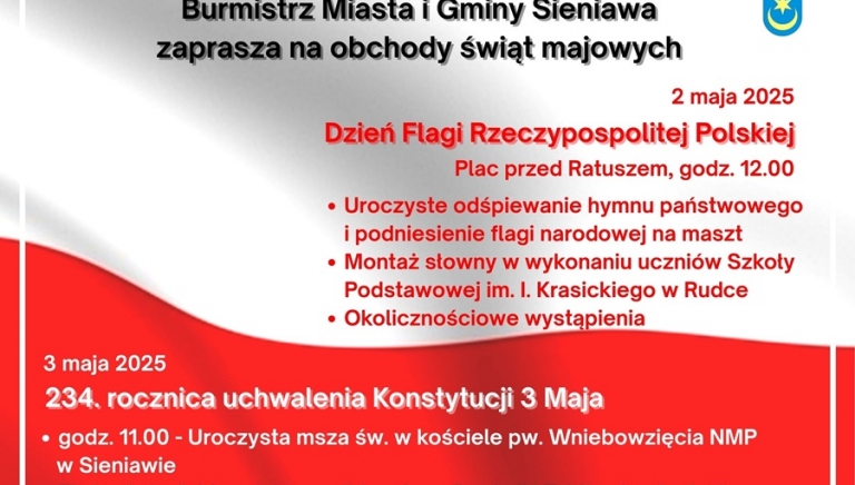 Zdjęcie główne newsa: Święta majowe