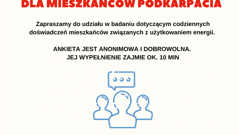 Zdjęcie główne newsa: Badanie realizowane na zlecenie Urzędu Marszałkowskiego Województwa Podkarpackiego w Rzeszowie