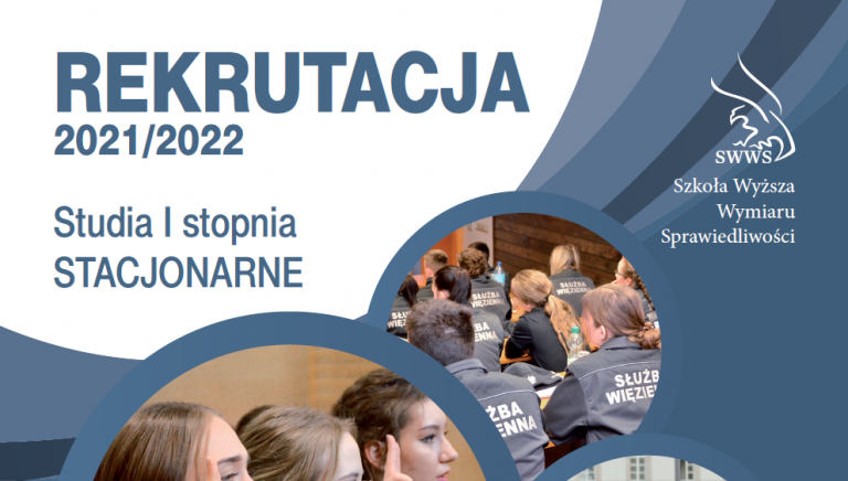 Zdjęcie główne newsa: Oferta kształcenia w Szkole Wyższej Wymiaru Sprawiedliwości na kierunku Penitencjarystyka