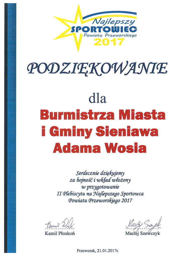 Podziękowanie