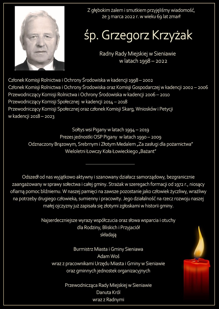 Kondolencje Kondolencje