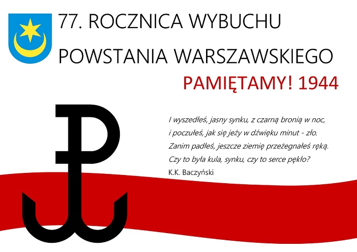 77. rocznica wybuchu Powstania Warszawskiego