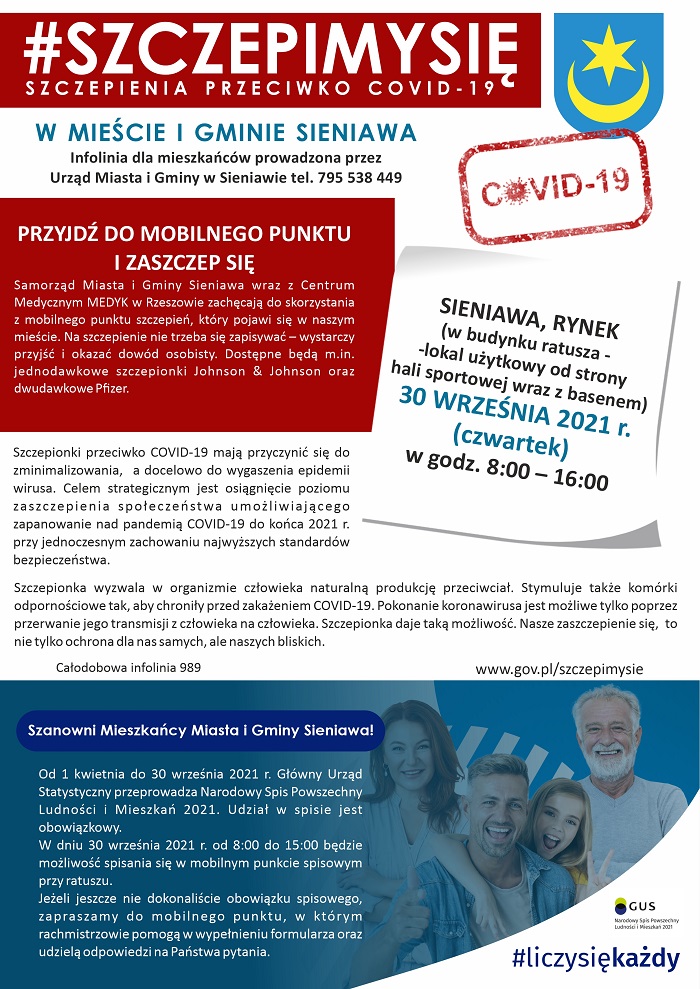 Akcja #SzczepimySię w Sieniawie