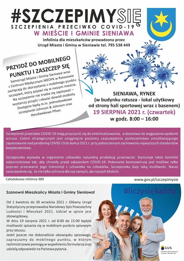 Zapraszamy do Mobilnego Punktu Szczepień Zapraszamy do Mobilnego Punktu Szczepień