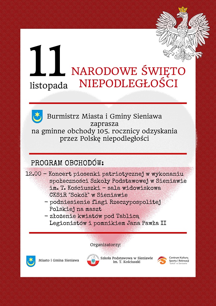 Narodowe Święto Niepodległości 11 listopada